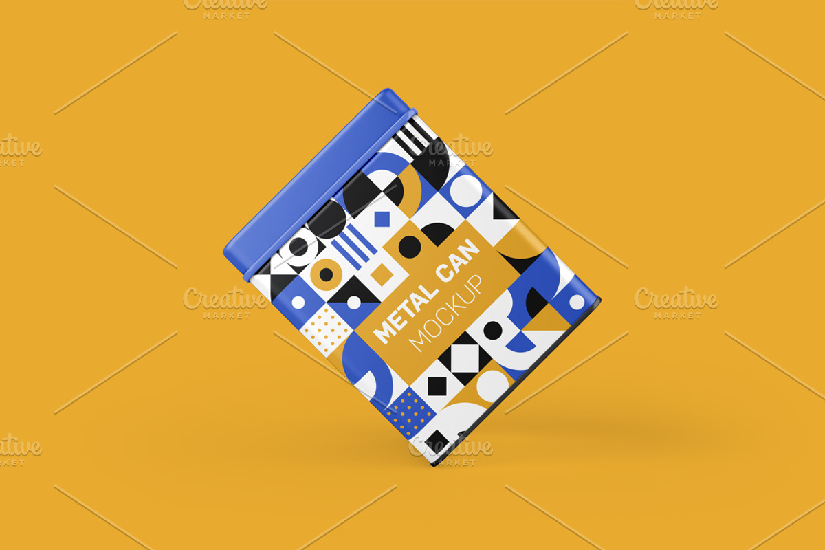 Metal Can Mockup, a Packaging Mockup by Qaleb Studio