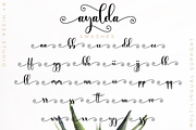 Ayalda Script, a Script Font by Nissa Studio (Thumbnail 12 of 12)