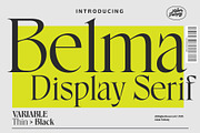 Belma, a Serif Font by Adam Fathony (Thumbnail 1 of 14)