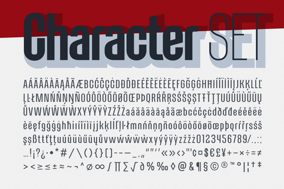 Alterhard Condensed Strict Font preview 5