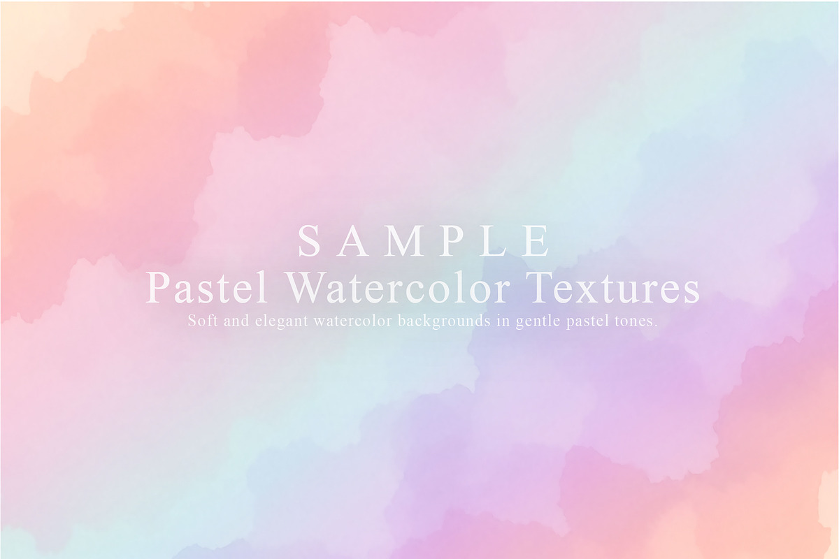 12 Pastel Watercolor Textures, a Texture Graphic by NOMO DESIGN (Photo 5 of 13)