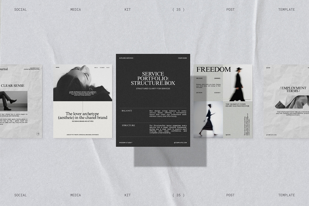 RIVA | Instagram Post Template (I), a Social Media Template by Prapti Design (Photo 9 of 10)