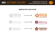 600 Autumn Halloween Color Swatches, a Palette Add-On by ToonPlanet Vector Assets (Thumbnail 4 of 14)
