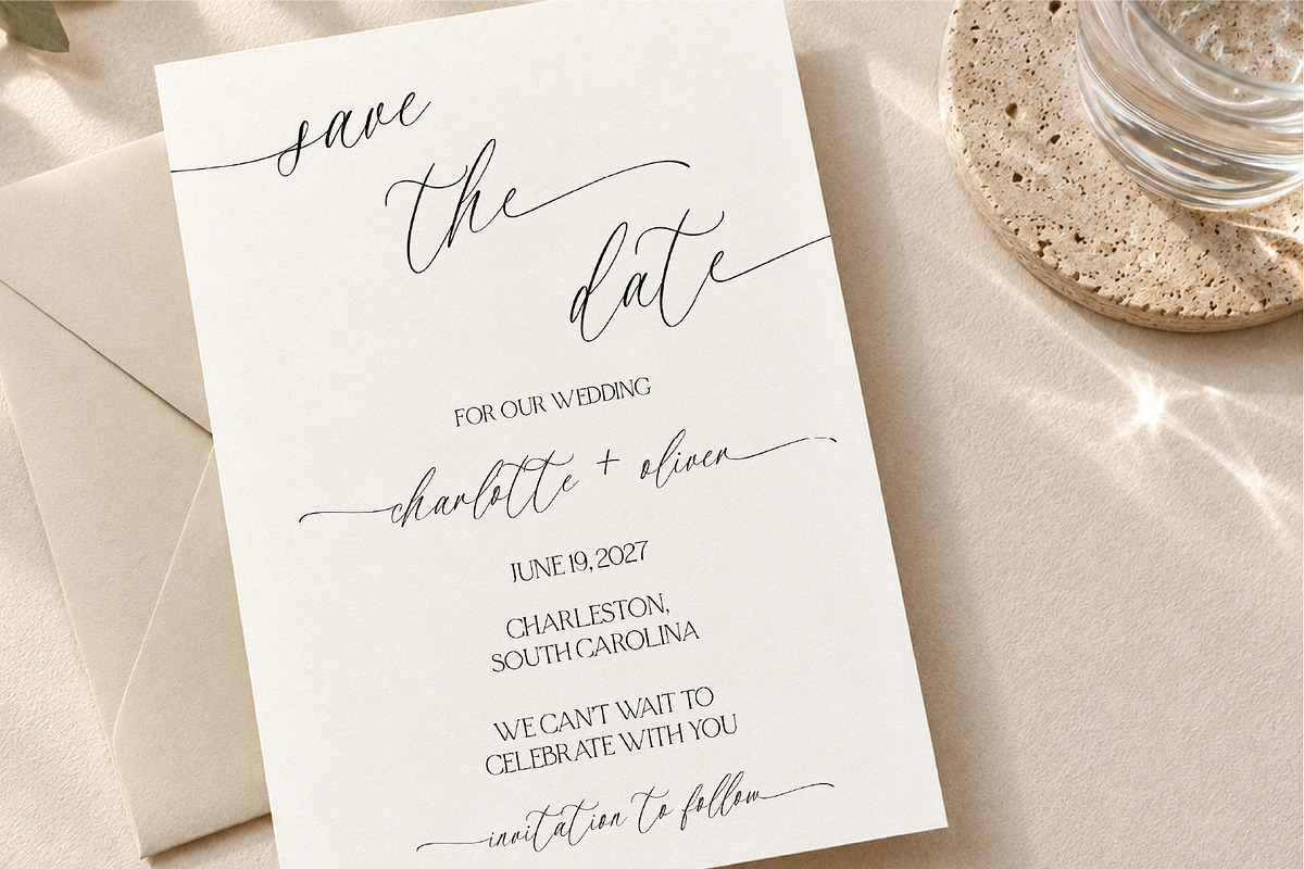 Aveline Script, a Script Font by Prestige Artsy Studio (Photo 2 of 11)