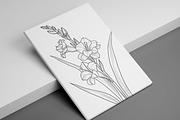 Wild Flowers Coloring Page, a Graphic by Forhadx5 (Thumbnail 10 of 15)