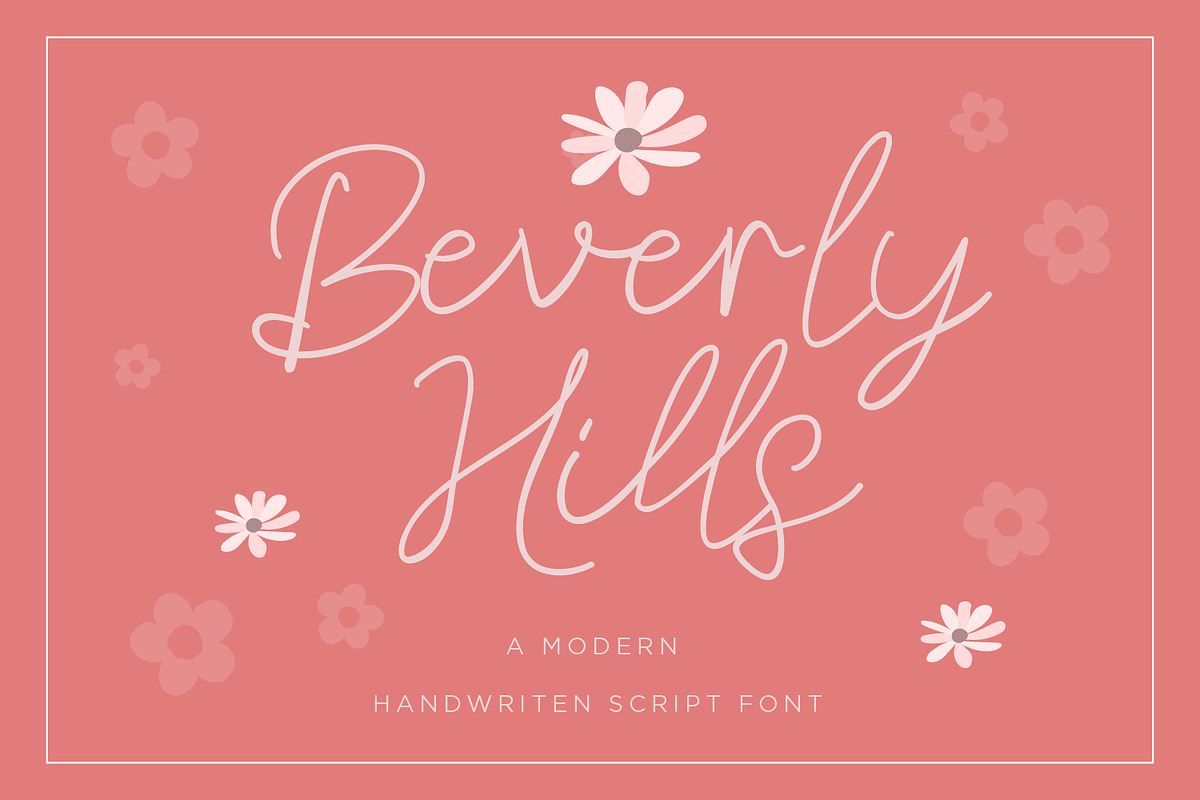 Beverly Hills - Handwriten Script fo, a Script Font by Nahar_std (Photo 2 of 8)