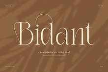 Bidant Elegant Serif Font