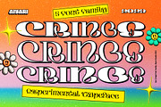 Cringe Experimental Typeface, a Serif Font by Aiyari (Thumbnail 1 of 14)