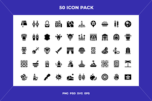 Morocco icons, an Outline Icon by Wencory