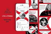 Gymnasium Social Media Pack, a Social Media Template by ZAAS (Thumbnail 1 of 5)