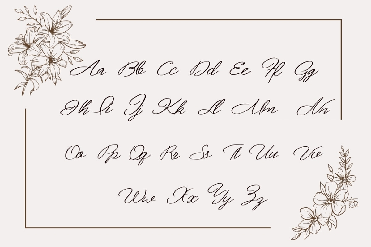 Helena Stylish Script Font, a Script Font by Urs Studio (Photo 8 of 10)