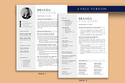 Clean Professional Resume Template, a Resume Template by VictoriousVita (Thumbnail 3 of 8)