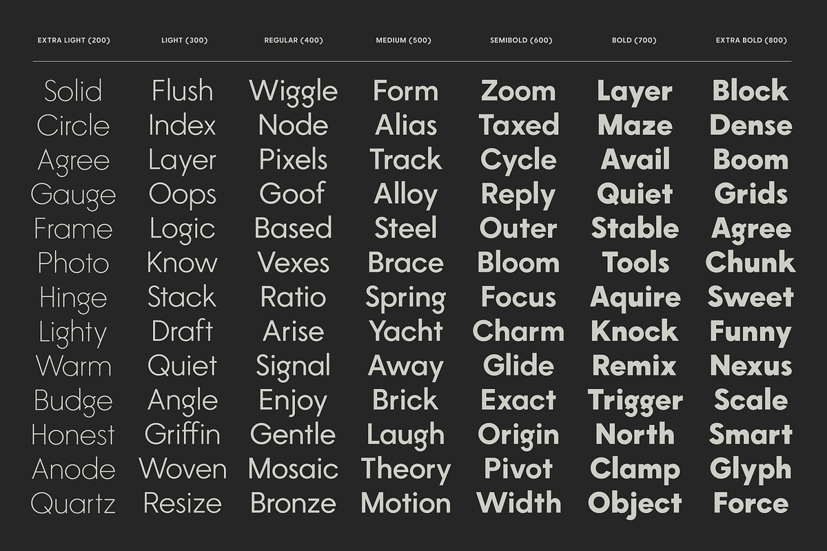 Stanley Sans Geometric Font Family, a Sans Serif Font by BTYPE (Photo 5 of 16)