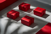 86 Gift boxes with ribbons and bows, a Holiday Photo by Handmadefont (Thumbnail 84 of 90)