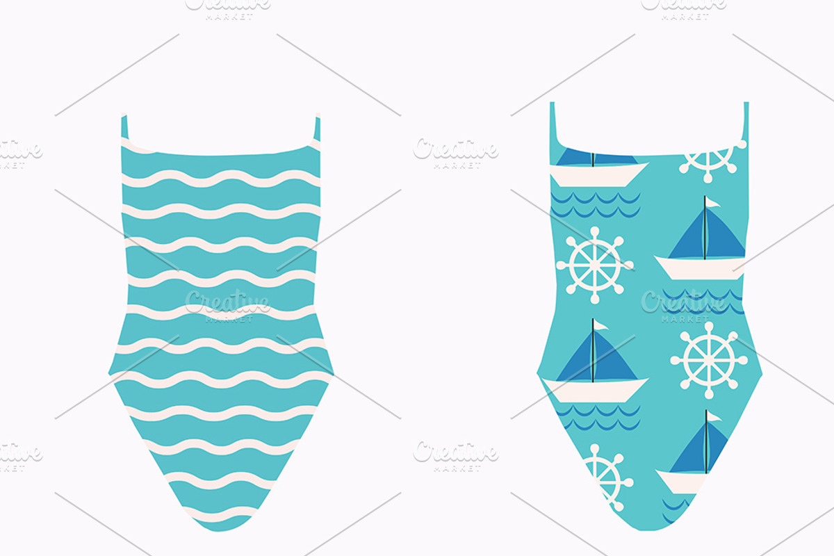 Beach Summer 10 Seamless Patterns, a Pattern Graphic by Yasmine Patterns (Photo 6 of 8)