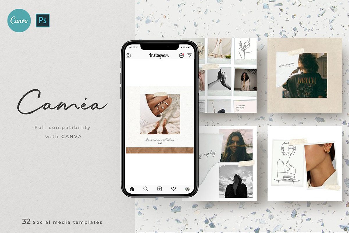 BUNDLE Instagram 1000+, a Social Media Template by Simple có (Photo 22 of 29)