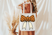 Halloween Bow PNG Pumpkin Ghost, an Illustration by Libby Wishes (Thumbnail 6 of 6)