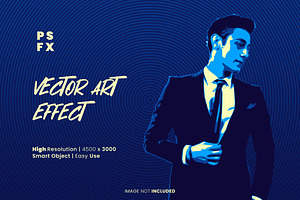Vector  Art Photo Effect Psd, a Layer Style Add-On by WudelMbois Studio