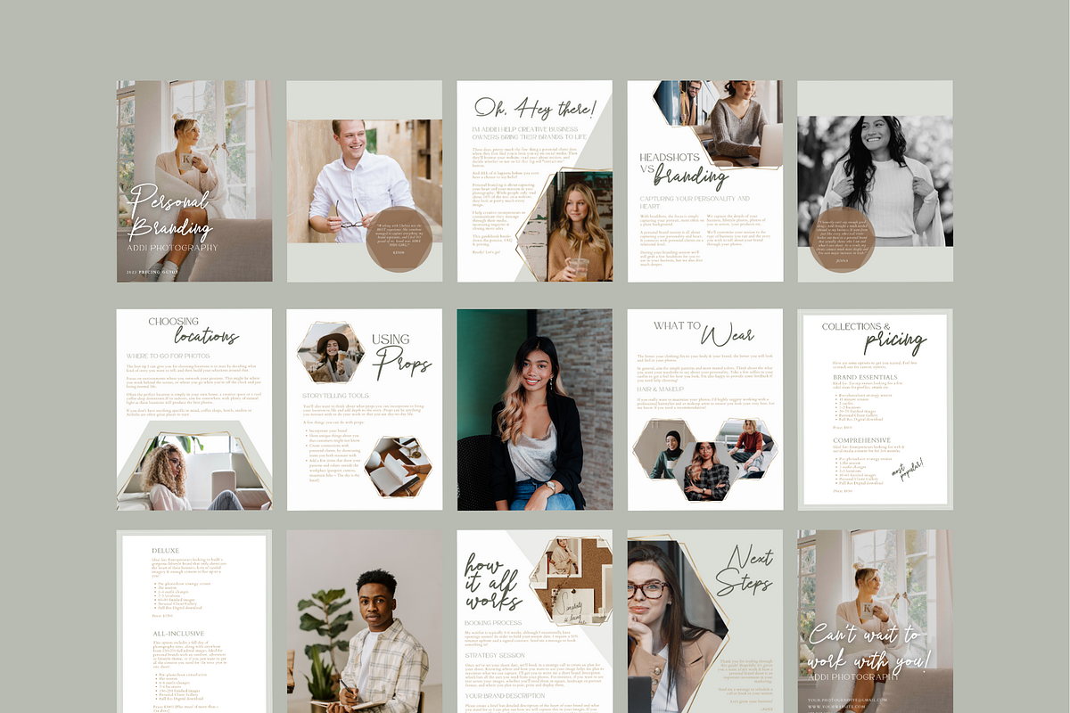 GOLD Personal Brand Photography Guid, a Magazine Template by Signature Edits (Photo 5 of 10)