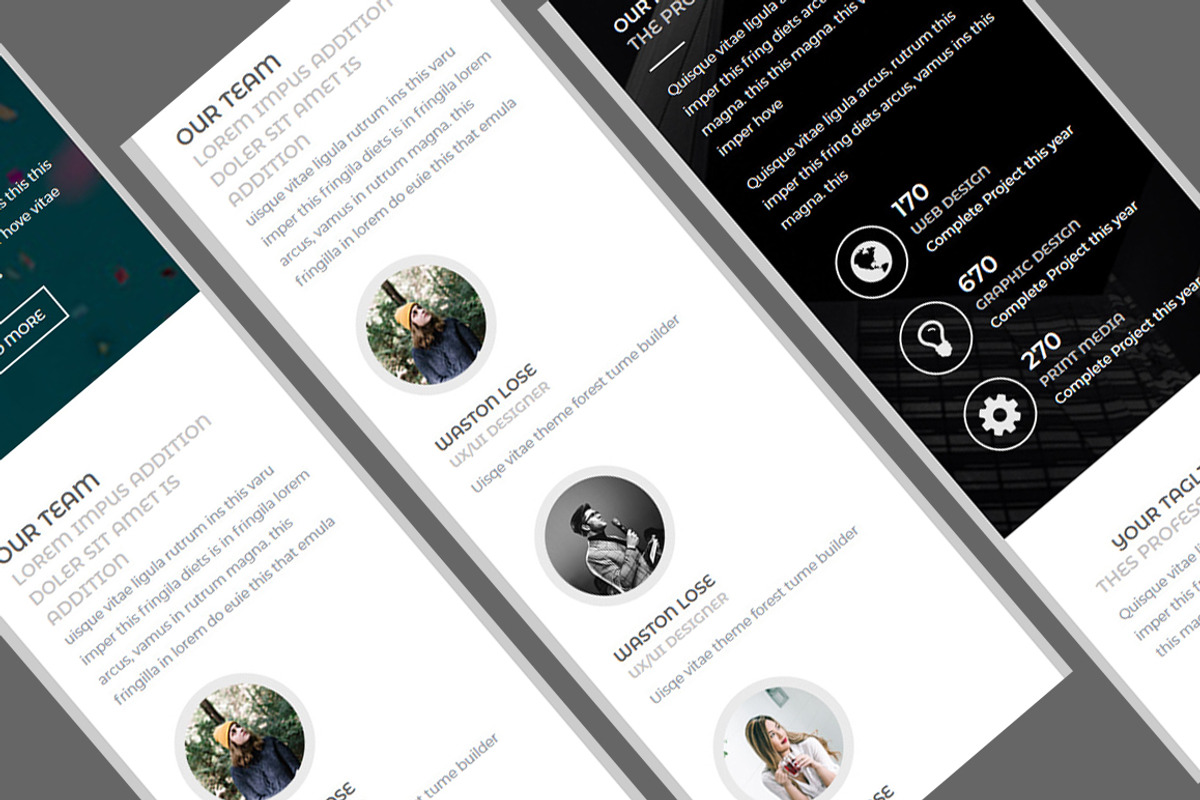 Responsive E-newsletter template, an Email Template by QuickArtisan (Photo 3 of 7)
