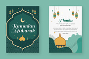Ramadan Greeting Card Template, a Card Template by MightyDesign (Thumbnail 1 of 8)