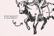 Wild West Vector Illustration Set, an Object Illustration by The October Creative (Thumbnail 5 of 6)