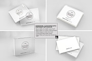 Clear Box with Stationery Set Mockup, a Packaging Mockup by INCDesign (Thumbnail 10 of 19)