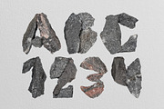 Black Granite Font, a Slab Serif Font by Handmadefont (Thumbnail 5 of 9)