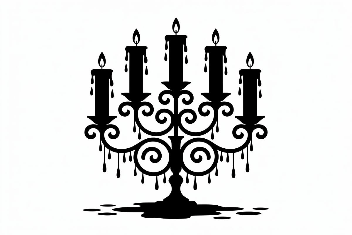 Candle silhouette vector, an Illustration by Amazin_art (Photo 9 of 13)