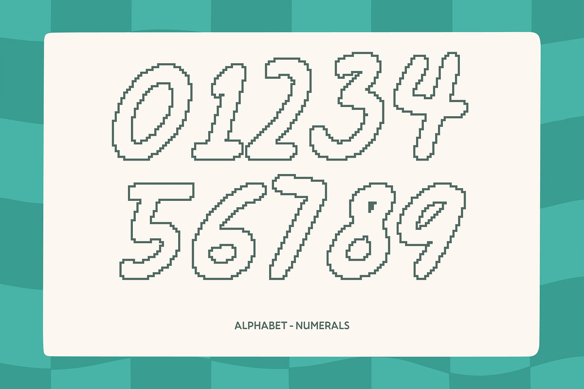 CS Bonkey Pixel, a Handwritten Font by Craft Supply Co. (Photo 5 of 8)