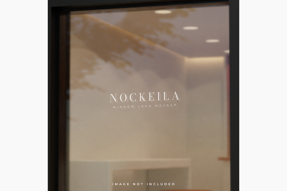 Window glass storefront logo mockup, a Product Mockup by Mockthethics. (Photo 4 of 10)