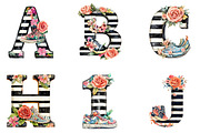 Cowboy Boot Alphabet Clipart, a Seasonal Illustration by Designking (Thumbnail 2 of 4)