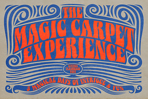 Sixties Flashback Psychedelic Font