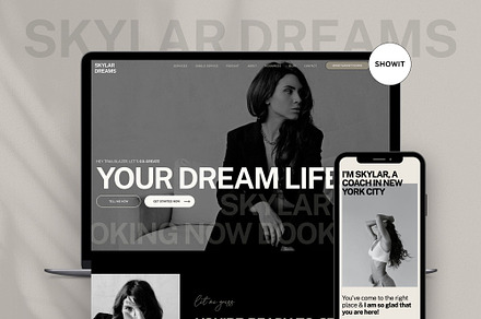 Showit website | Coach Aesthetic, a Websites & App Template by Superhero Design Co.