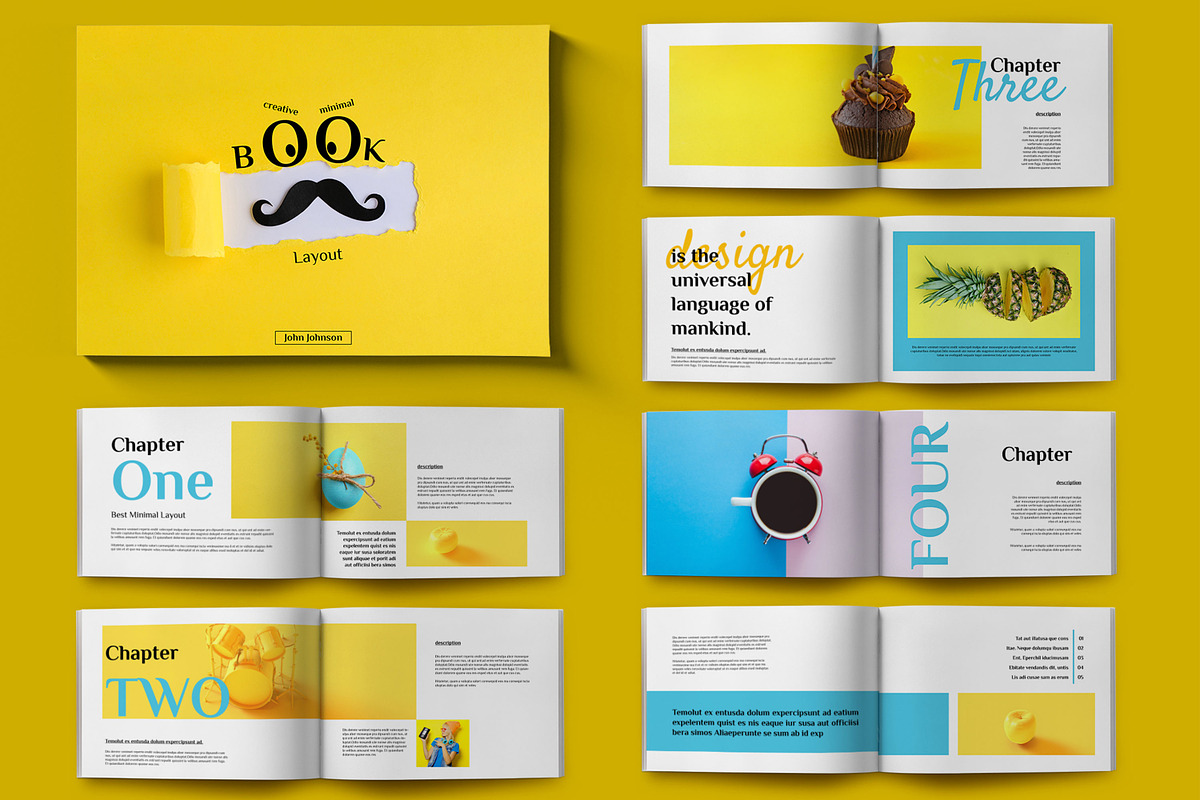 Minimal And Creative Book Layout, a Magazine Template by ContestDesign (Photo 1 of 5)