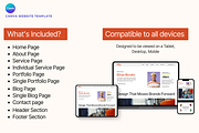 Creative Portfolio Canva Website, a Landing Page Template by Web Template Market (Thumbnail 2 of 4)