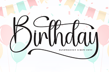 Birthday | Script Font