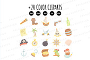 Pirate Adventure Clipart, an Object Illustration by Palau (Thumbnail 8 of 10)