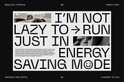 Nebulica - Geometric Family Font, a Sans Serif Font by Zarma Type (Thumbnail 4 of 12)
