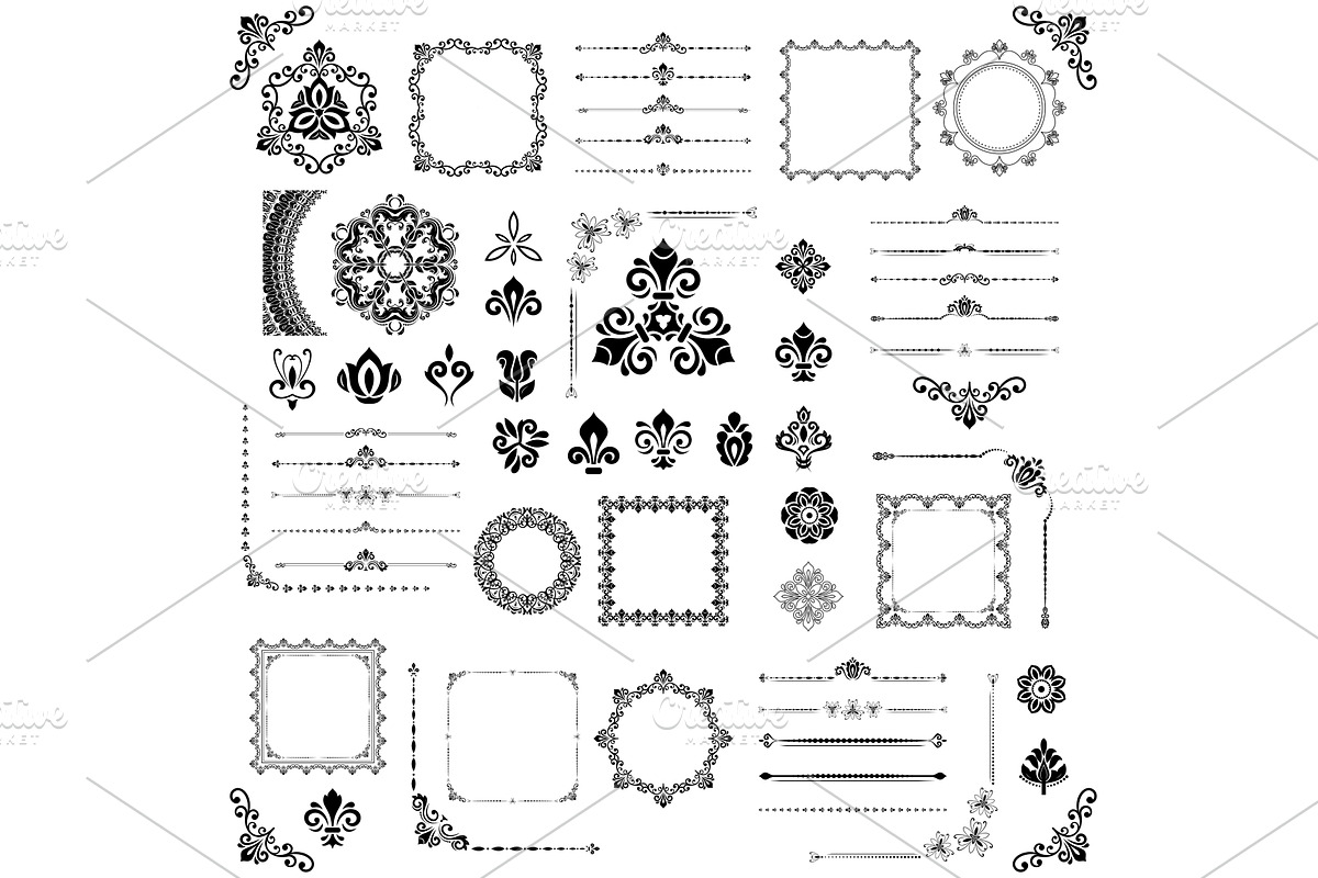 Vintage Big Set of Classic Vector, a Pattern Graphic by FineArtStudio (Photo 1 of 3)