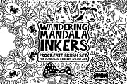 Wandering Mandala Procreate Inkers, a Brush Add-On by Heather Green Designs (Thumbnail 1 of 13)