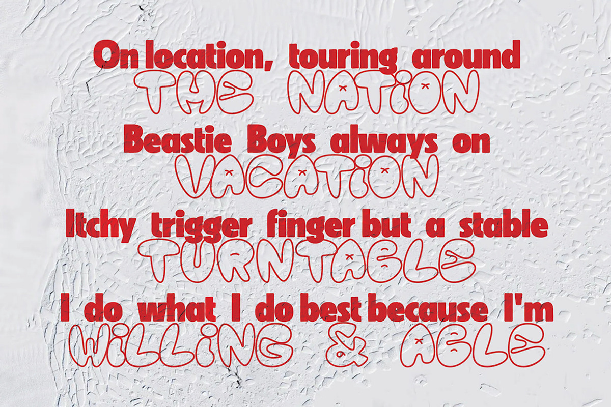 Bubbba & Bubbbo - Font Duo, a Sans Serif Font by Drawwwn (Photo 7 of 15)