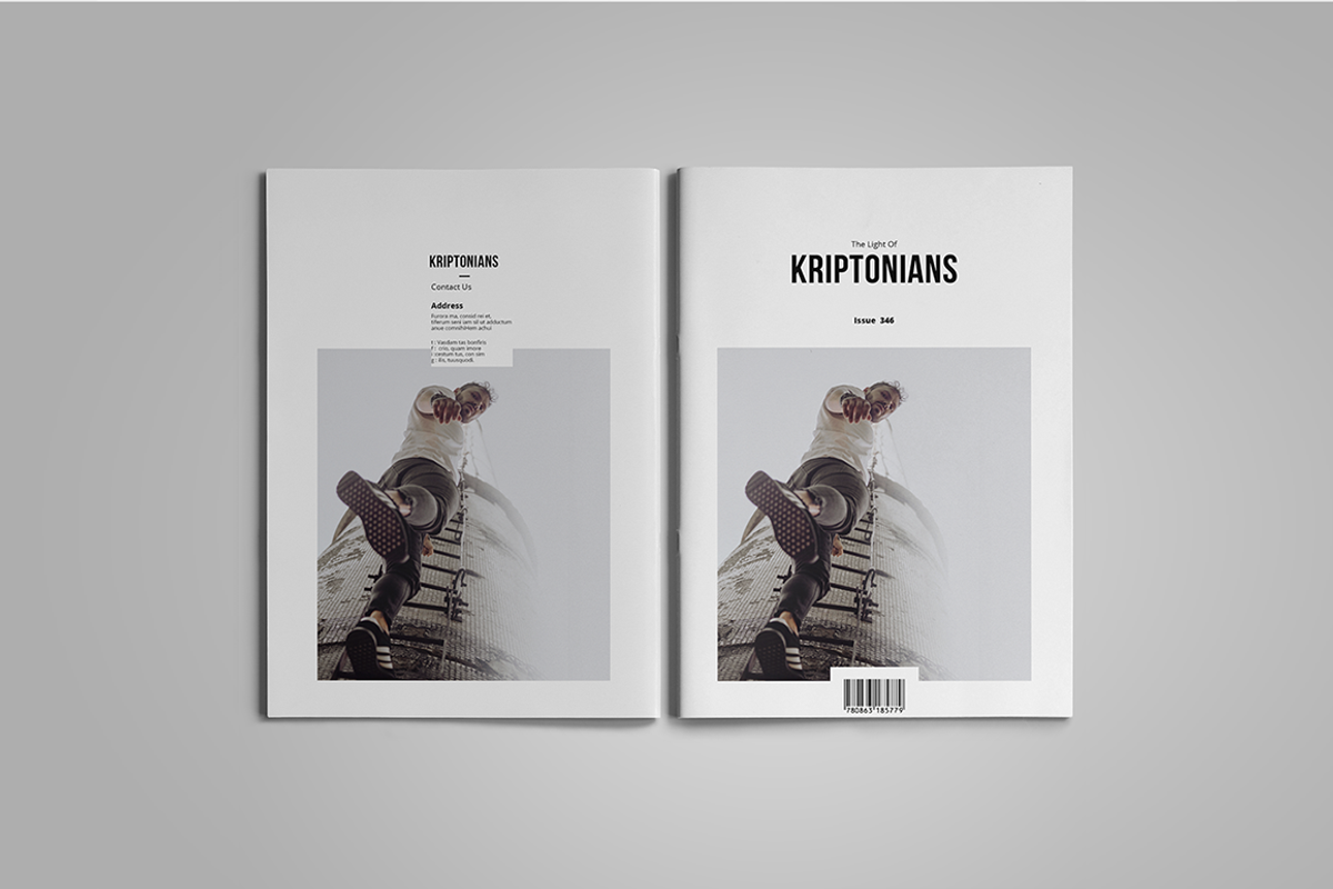 Kriptonians | Magazine Template, a Magazine Template by spidergraph (Photo 12 of 12)