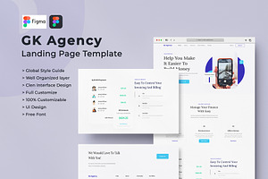 Agency Landing Page Template, a Landing Page Template by design_hut