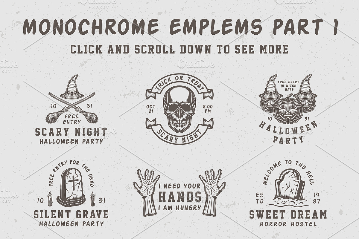 Halloween Massive Bundle, a Branding & Logo Template by AkimD (Photo 10 of 16)