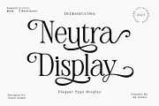 Neutra Display, a Serif Font by Nurul_kamal (Thumbnail 1 of 10)