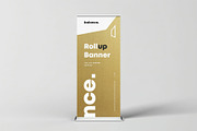 Roll Up Banner Mock-up, an Advertising Mockup by zippypixelstudio (Thumbnail 8 of 9)