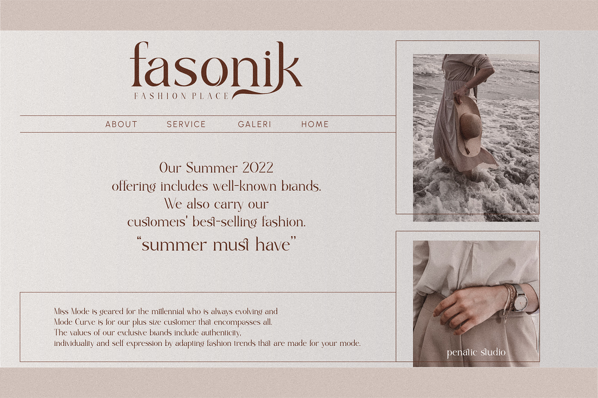 arasik _ modern serif ligatures, a Serif Font by Penatic Studio (Photo 3 of 10)