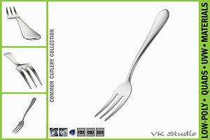 Dessert Fork Common Cutlery