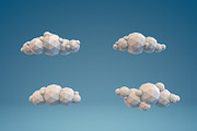 Low Poly Clouds Part 3, an Environmental 3D Model by CreativeeArt (Thumbnail 2 of 7)